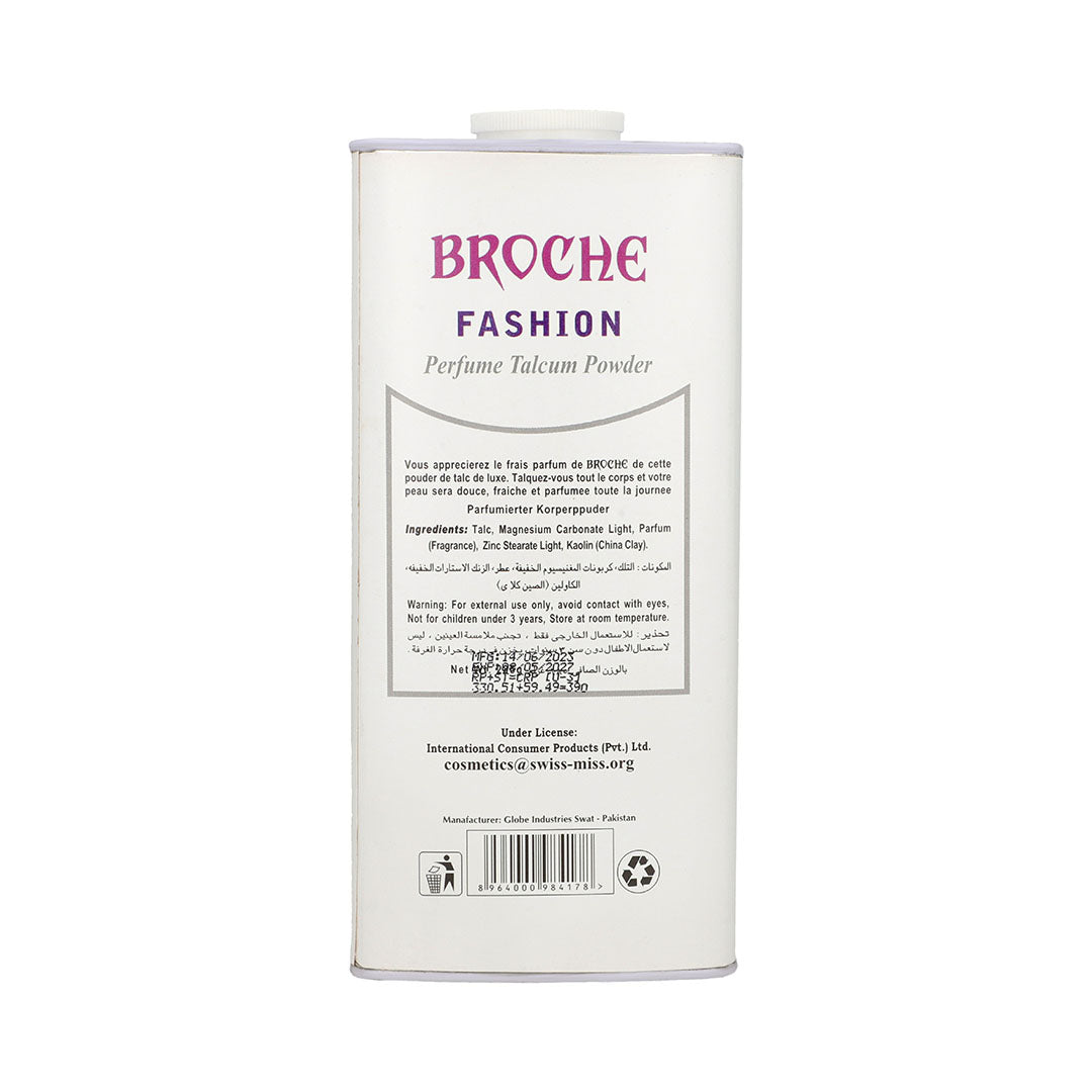 Broche Fashion Talcum Powder
