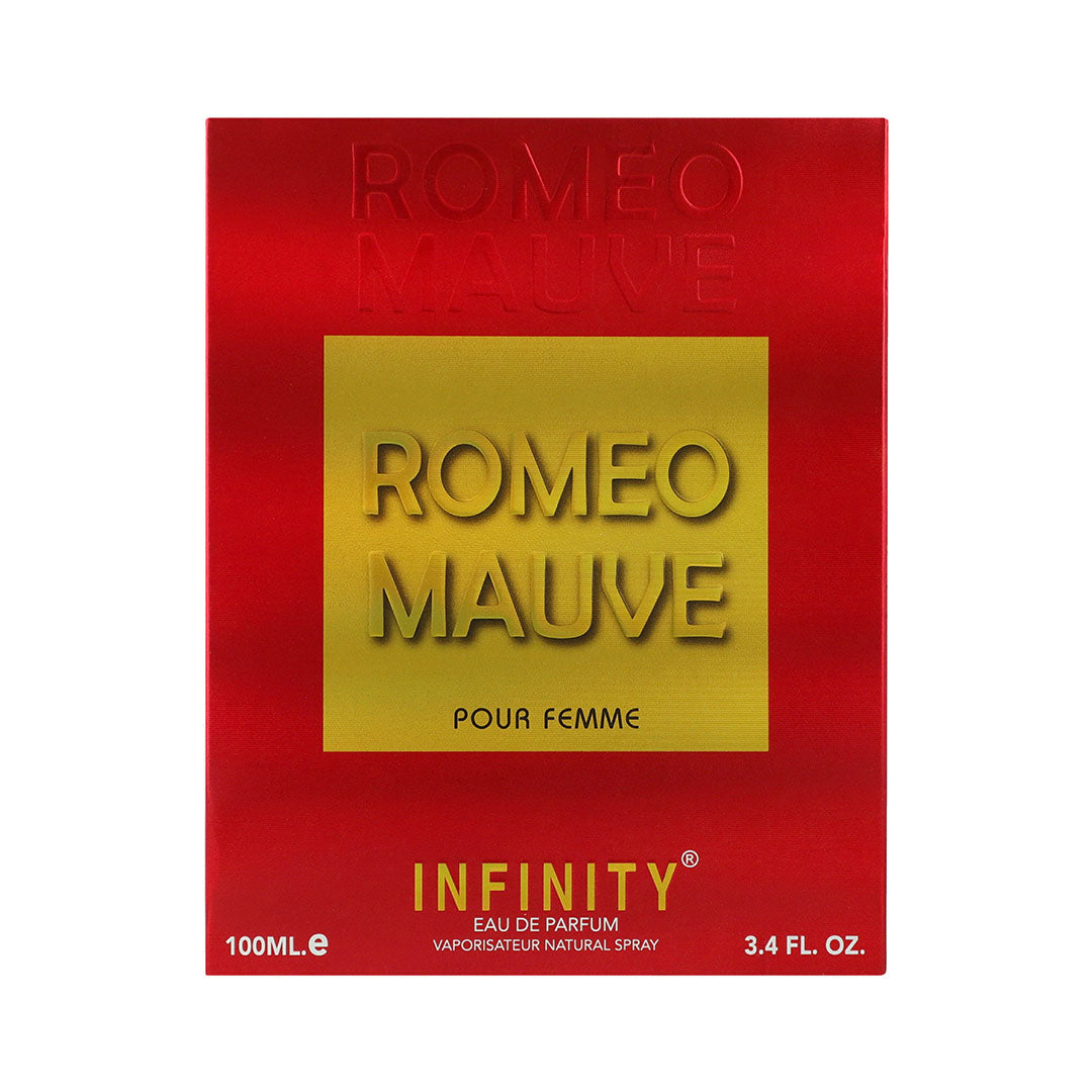 Broche Infinity Romeo Mauve Pour Femme Eau De Perfume 100ml