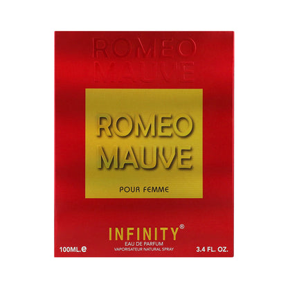 Broche Infinity Romeo Mauve Pour Femme Eau De Perfume 100ml